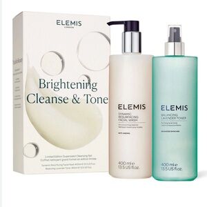 ELEMIS Energising Cleanse & Tone Set - White and Blue